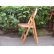 画像2: レトロ 木製フォールディングチェア 折りたたみ椅子 アンティーク (2)