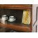 画像1: 昭和レトロ スタッキングブックケース ガラス棚 本箱 食器棚 (1)