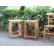 画像1: レトロな木製スツール 椅子 サイドテーブル 花台 (1)