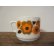 画像2: フランス arcopalアルコパル社 オレンジのお花のカップ (2)