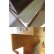 画像4: 昭和レトロ 古いモールガラスの食器棚 収納 カップボード (4)