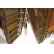 画像3: 昭和レトロ 古い木製本棚 無垢材 アンティーク (3)