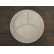 画像1: 古い 乳白色のプレート 皿 東洋陶器 (1)