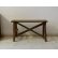 画像2: レトロ 古い木製ベンチ (2)