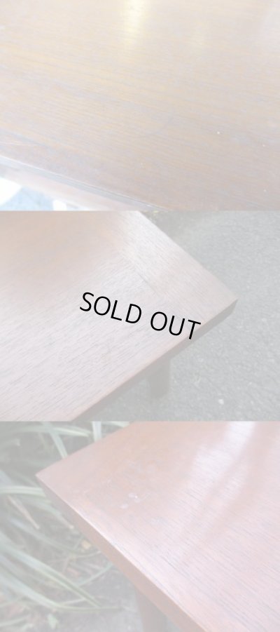 画像5: 北欧デザイン チーク材ローテーブル (1)