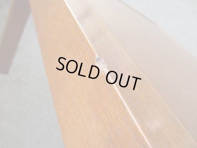 画像8: レトロなチーク材ローテーブル 座卓