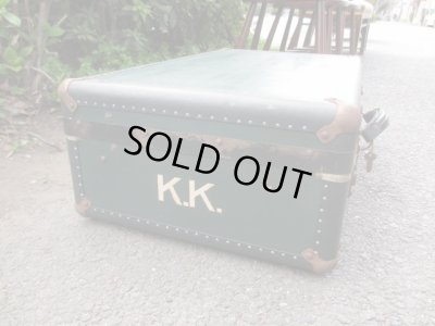 画像5: ヴィンテージ トランク 緑