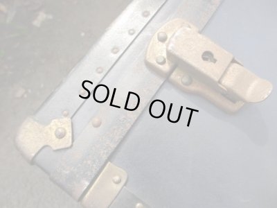 画像12: ヴィンテージ トランク 紺 船箱