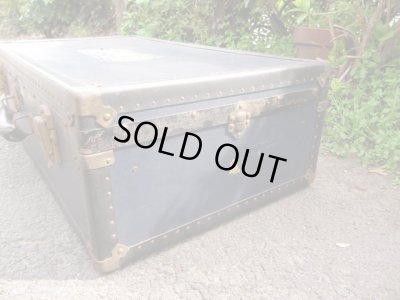 画像5: ヴィンテージ トランク 紺 船箱