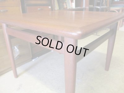 画像3: 北欧デザイン チーク材のローテーブル