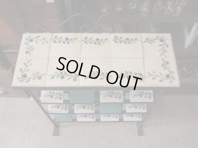 画像2: アイアンとタイルのシェルフ