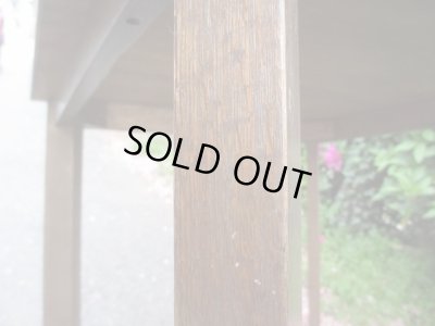 画像9: 昭和レトロ 楢材ダイニングテーブル 机