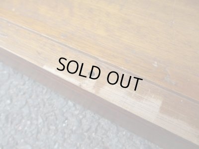 画像13: ラワン材ガラス棚 キャビネット 楔本棚