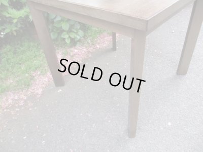 画像2: 昭和レトロ 楢材ダイニングテーブル 机