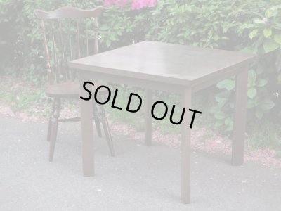 画像10: 昭和レトロ 楢材ダイニングテーブル 机