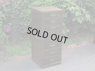 画像3: 昭和レトロ 8杯引出し ドロワー