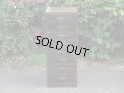 画像2: 昭和レトロ 8杯引出し ドロワー