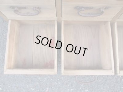 画像13: ヴィンテージ 13杯引出し ドロワー 昭和レトロ