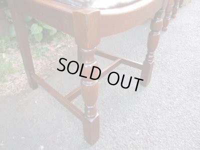 画像9: ヴィンテージ オーク材のダイニングチェア （2） 椅子