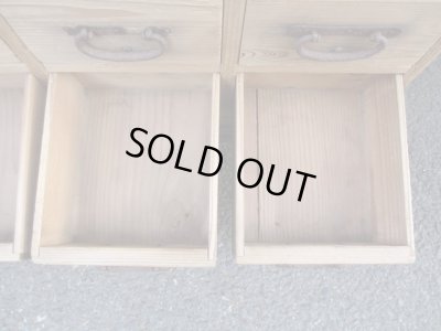 画像14: ヴィンテージ 13杯引出し ドロワー 昭和レトロ