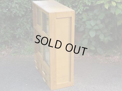 画像5: 昭和レトロ ガラス戸棚 飾り棚