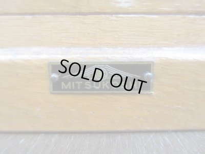 画像5: 古い三越 楢材のネームプレート付5杯小引出し A4収納