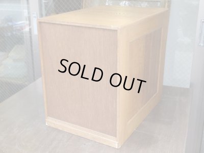 画像4: 古い三越 楢材のネームプレート付5杯小引出し A4収納