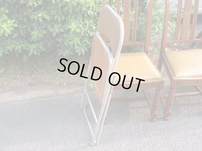 画像16: オールドマルニ フォールディングチェア パイプ椅子 折りたたみ(3)