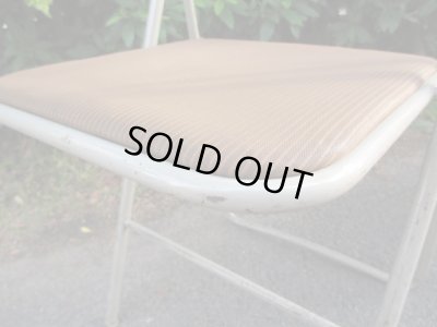 画像12: オールドマルニ フォールディングチェア パイプ椅子 折りたたみ(4)