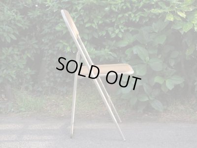 画像3: オールドマルニ フォールディングチェア パイプ椅子 折りたたみ(1)