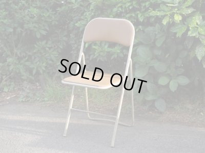 画像2: オールドマルニ フォールディングチェア パイプ椅子 折りたたみ(1)