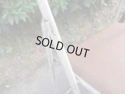 画像9: オールドマルニ フォールディングチェア パイプ椅子 折りたたみ(4)