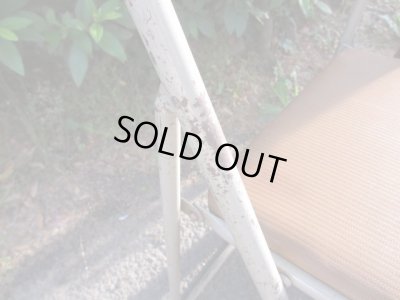 画像12: オールドマルニ フォールディングチェア パイプ椅子 折りたたみ(2)