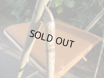 画像13: オールドマルニ フォールディングチェア パイプ椅子 折りたたみ(2)