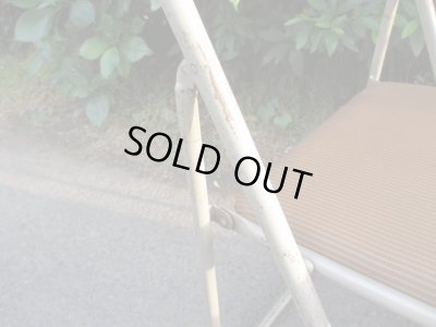 画像14: オールドマルニ フォールディングチェア パイプ椅子 折りたたみ(3)