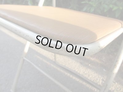 画像10: オールドマルニ フォールディングチェア パイプ椅子 折りたたみ(2)