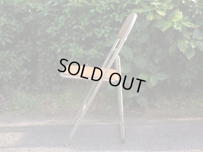 画像3: オールドマルニ フォールディングチェア パイプ椅子 折りたたみ(2)