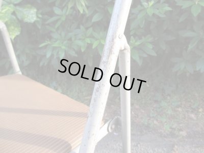 画像11: オールドマルニ フォールディングチェア パイプ椅子 折りたたみ(3)