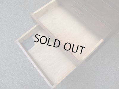 画像14: 古い10杯引き出し 桜材 前桑 ドロワー