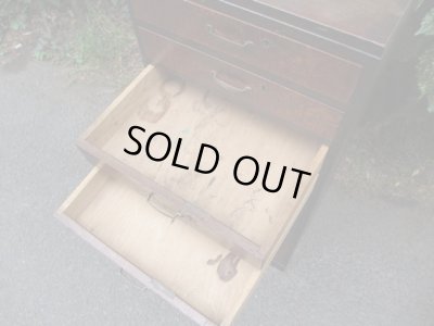 画像12: 古い10杯引き出し 桜材 前桑 ドロワー