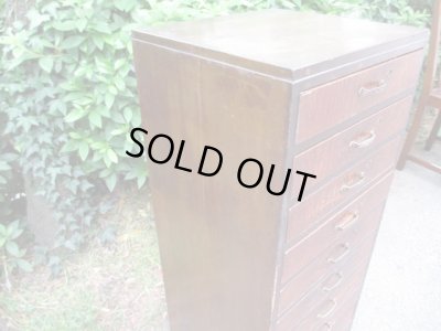 画像4: 古い10杯引き出し 桜材 前桑 ドロワー