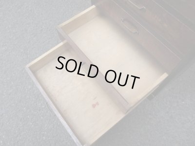 画像15: 古い10杯引き出し 桜材 前桑 ドロワー