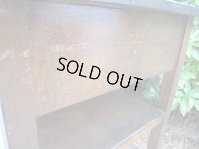 画像13: 昭和レトロ 拡張式の木製作業台 デスク