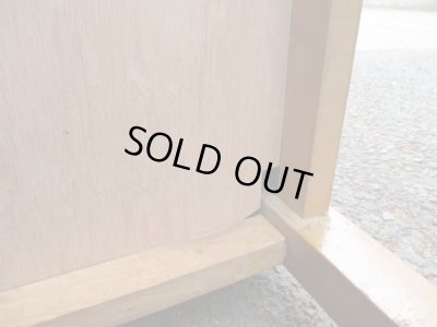 画像13: 昭和レトロ 古い木製の学校机 デスク