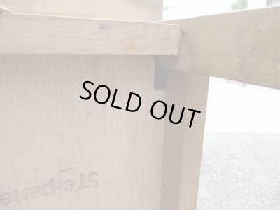 画像12: 昭和レトロ 古い木製の学校机 デスク