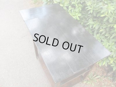 画像7: 昭和レトロ 拡張式の木製作業台 デスク