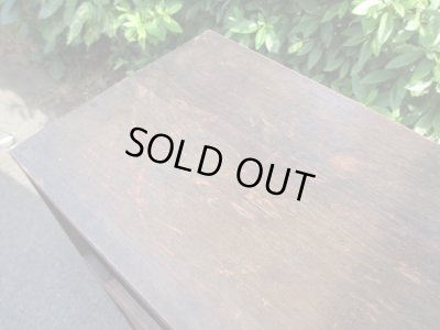 画像7: 昭和レトロ 桜材ガラス棚 本箱