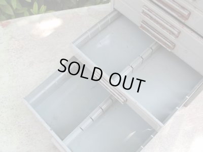 画像11: 古いメタル製小引出し ドロワー インダストリアル