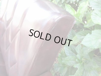 画像12: レトロな一人掛けソファ 茶 (1)