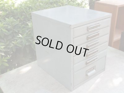 画像3: 古いメタル製小引出し ドロワー インダストリアル